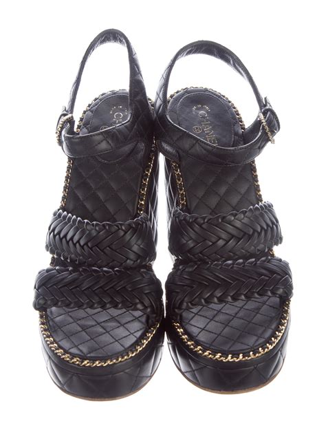 chanel quilted brogue shoes|chanel kid sandals.